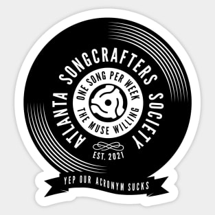 Atlanta Songcrafters Society Sticker